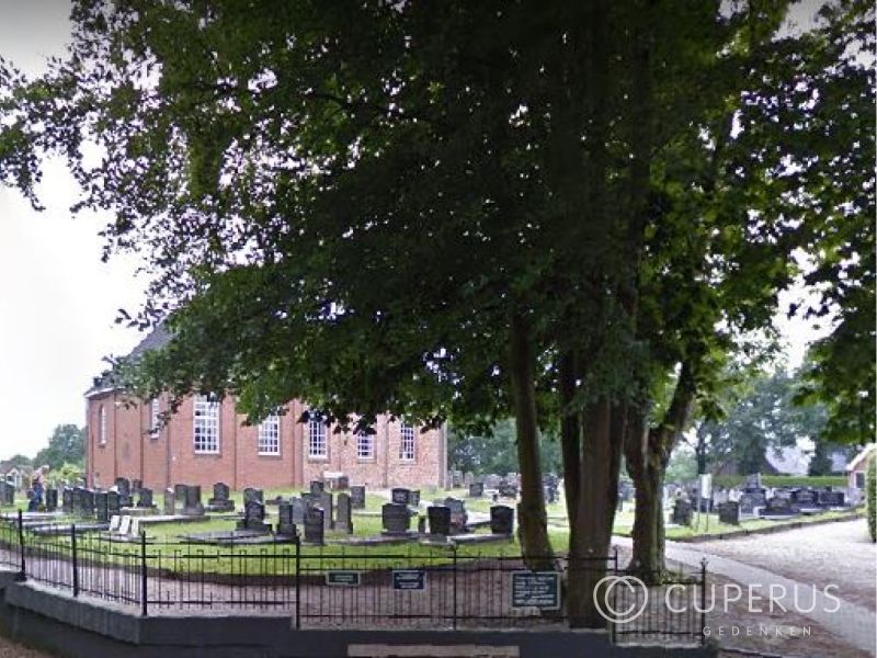 grafstenen Opende Kerkhof Opende