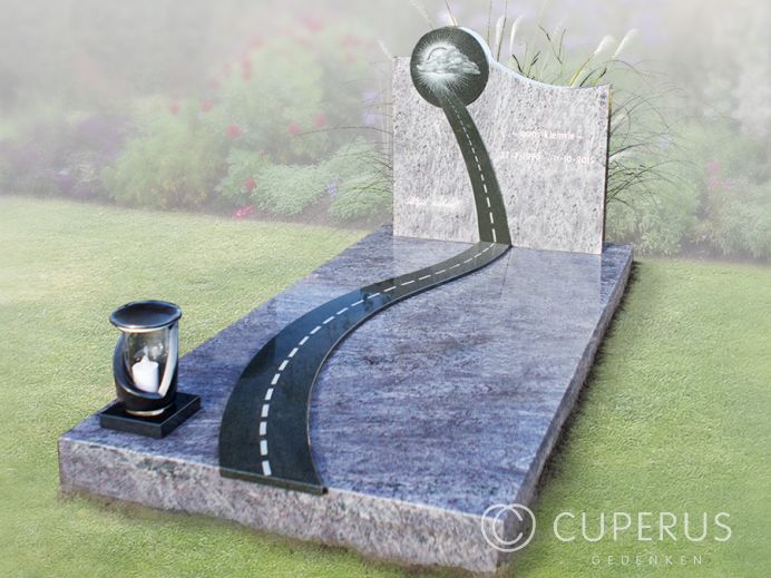 Enkel monument met vloer foto 1