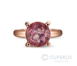 Asring Goldline geelgoud met hars en diamantjes