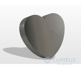 Cortenstaal urn hartvorm