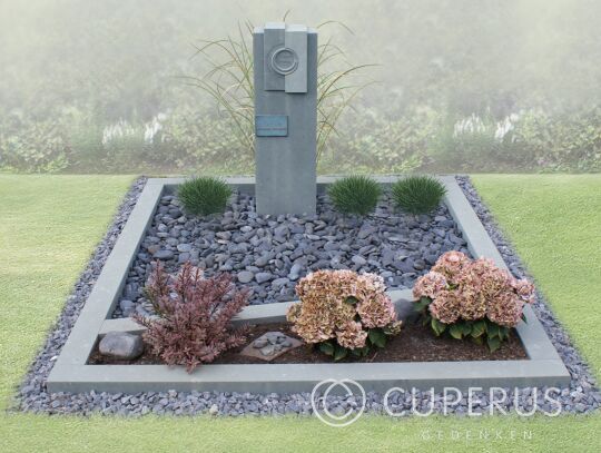 Dubbel monument met vloer