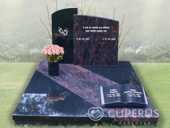 Dubbel monument met vloer