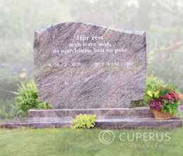 Dubbel monument staand