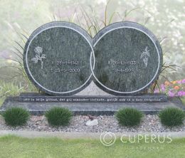 Dubbel monument staand