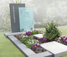 Eigentijds modern grafmonument