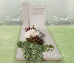 Enkel monument met omranding