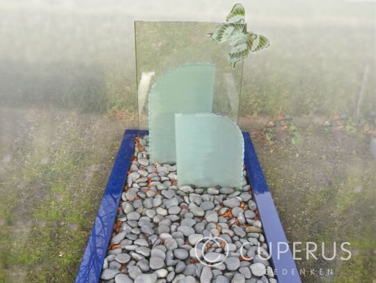Enkel monument met omranding