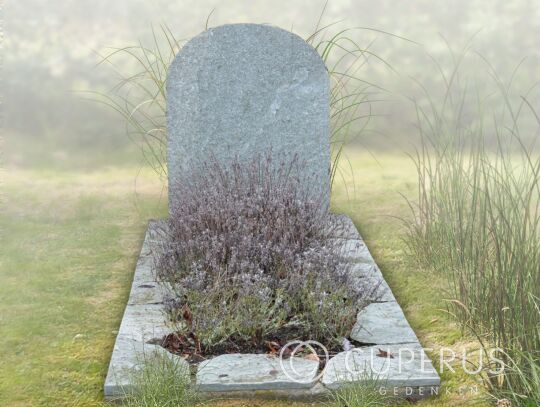 Enkel monument met vloer (3-zwo)