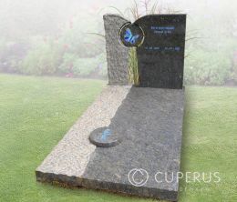 Enkel monument met vloer