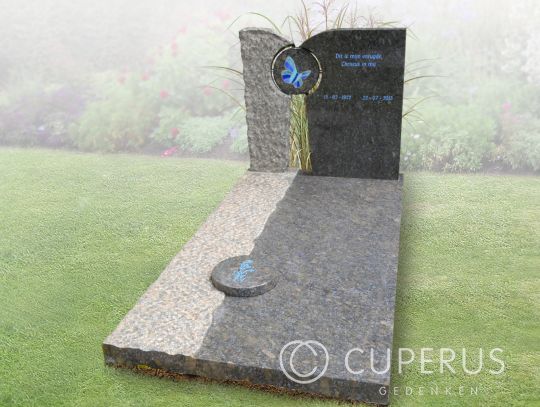 Enkel monument met vloer
