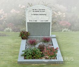 Enkel monument met vloer