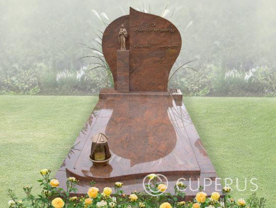 Enkel monument met vloer