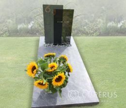 Enkel monument met vloer