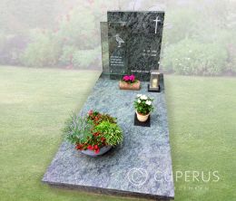 Enkel monument met vloer