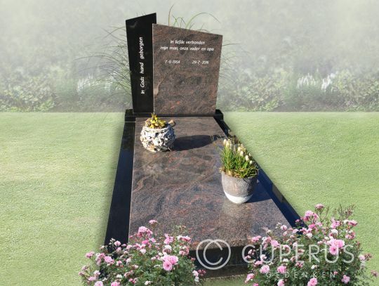 Enkel monument met vloer