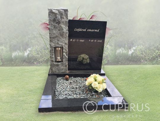 Enkel monument met vloer
