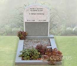 Enkel monument met vloer