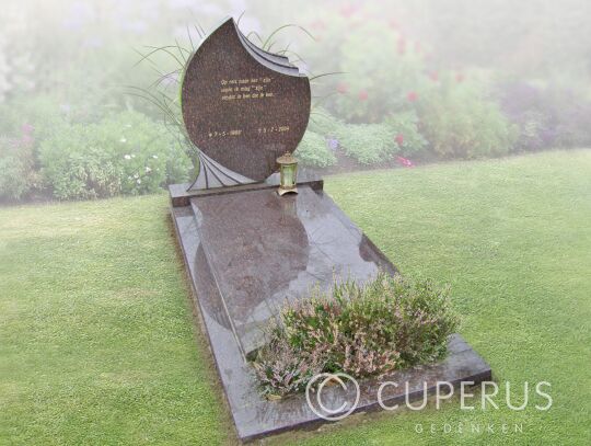 Enkel monument met vloer