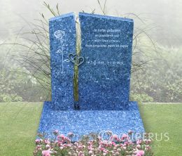 Enkel monument staand