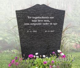 Enkel monument staand