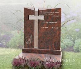 Enkel monument staand