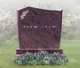 Enkel monument staand