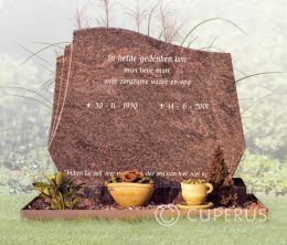Enkel monument staand