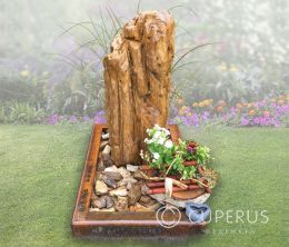 Enkel monument staand