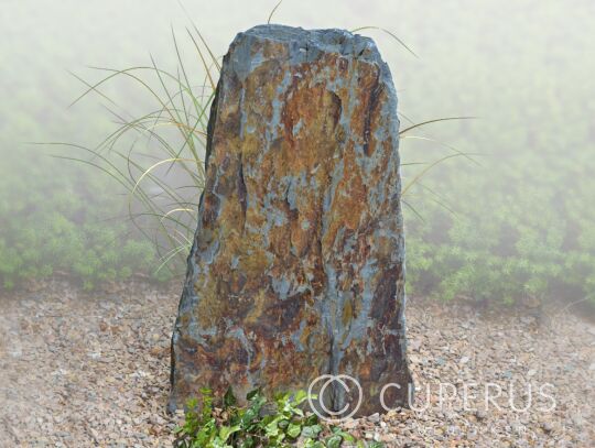 Enkele natuurlijke ruwe grafsteen van Leisteen