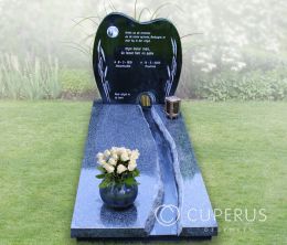 Grafmonument met ronde vormen