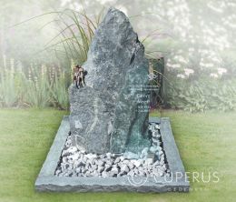Kort natuurlijk grafmonument