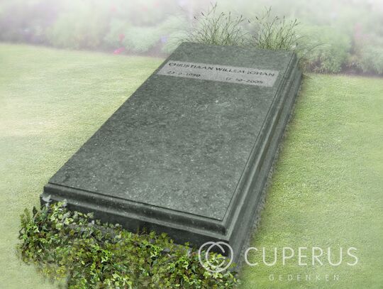 Liggende zerk van Belgisch hardsteen