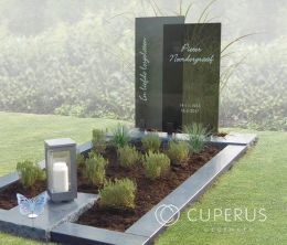 Glazen grafmonument
