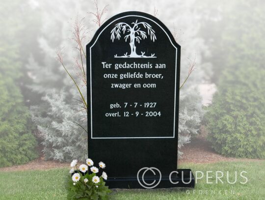 Traditioneel klasssiek enkel grafmonument 