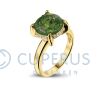 Asring geelgoud met hars en diamantjes foto 1
