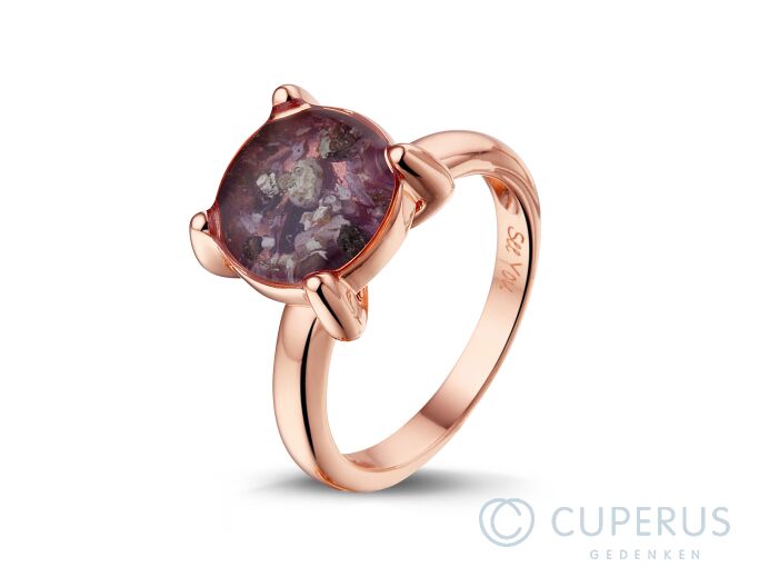 Asring Goldline rosegoud met hars foto 1
