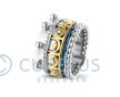 Asring Royals zilver en goud met hars foto 1