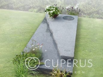 Bijzondere grafzerk natuursteen