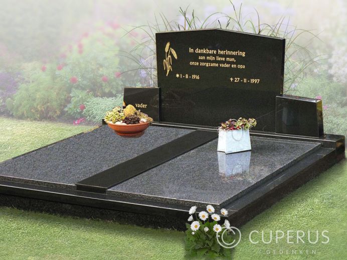 Dubbel monument met vloer foto 1