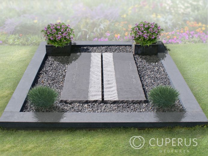 Dubbel monument met vloer foto 1