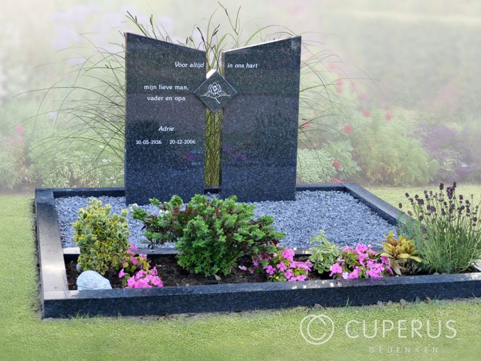 Dubbel monument met vloer foto 1