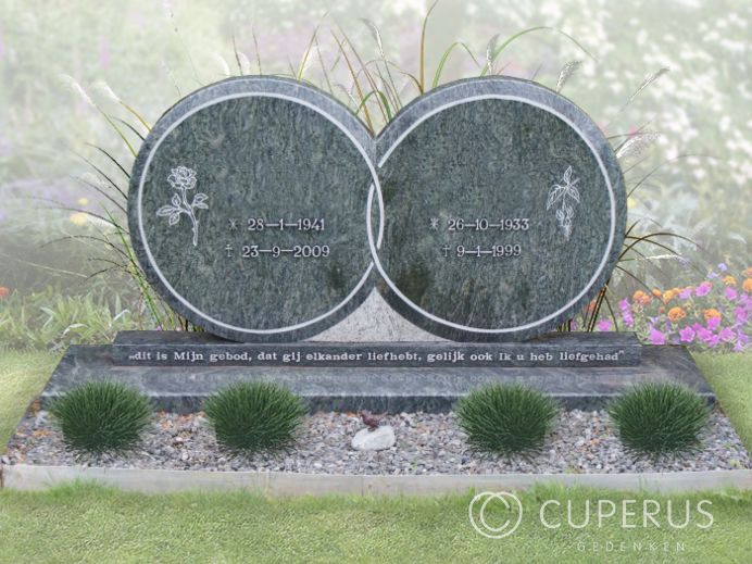 Dubbel monument staand foto 1
