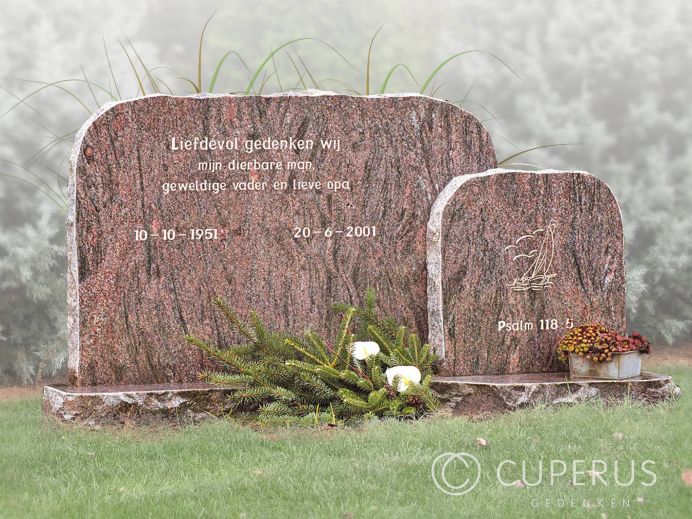 Dubbel monument staand foto 1