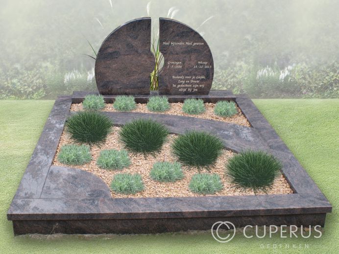 Dubbele halve circkel monument foto 1