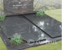 Groot bruin grafmonument van Natuursteen foto 3