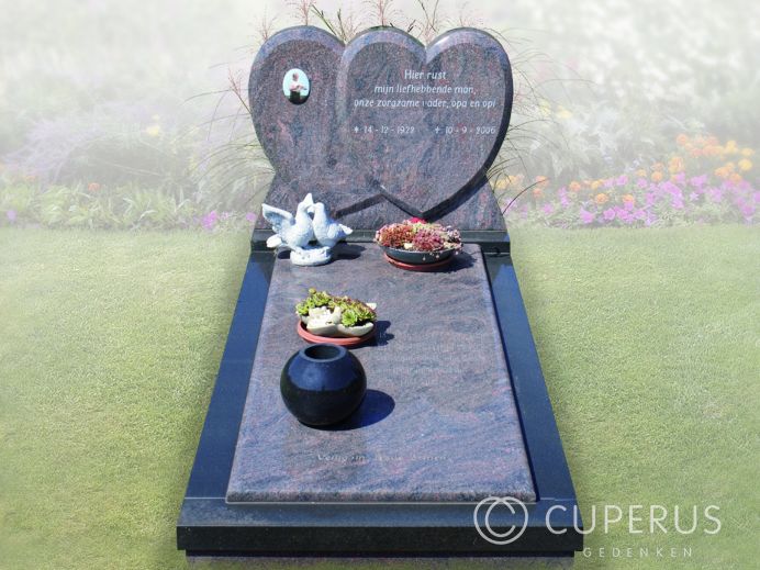 Enkel monument met vloer foto 1