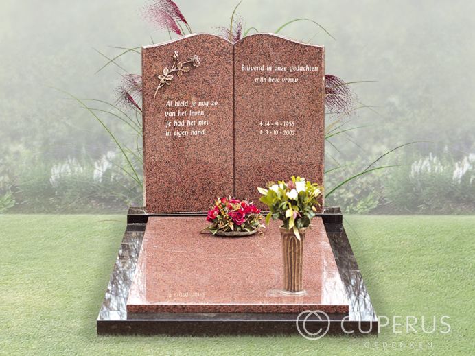 Enkel monument met vloer foto 1