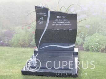 Enkel monument staand