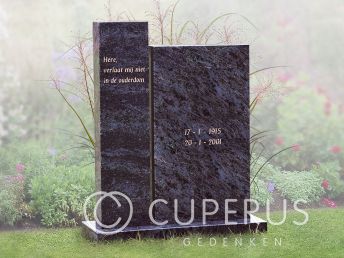 Enkel monument staand