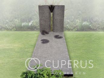 Enkel persoonlijk monument met vloer